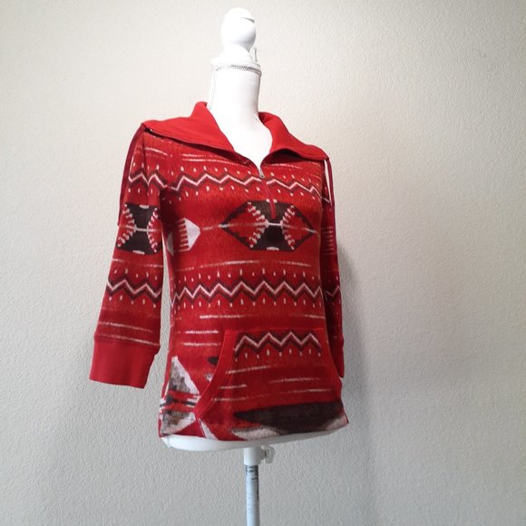 L-RL Ralph Lauren Active 3/4 Zip Top - Picture 5 of 16